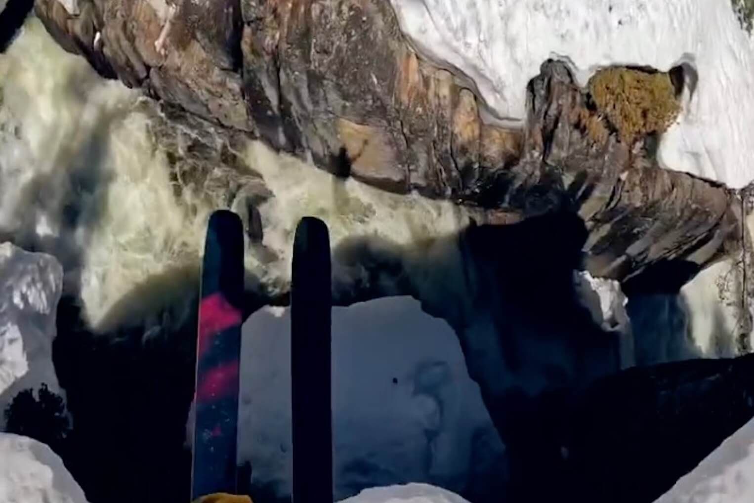 Watch: Skier Faces Near Deadly Crash In Failed Canyon Jump - Unofficial 