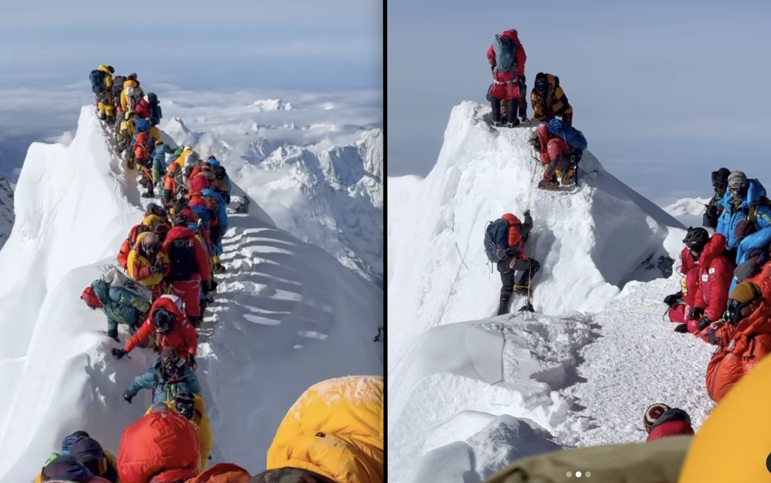 Chilling Footage Shows Cornice Collapse Disaster Near The Summit of ...