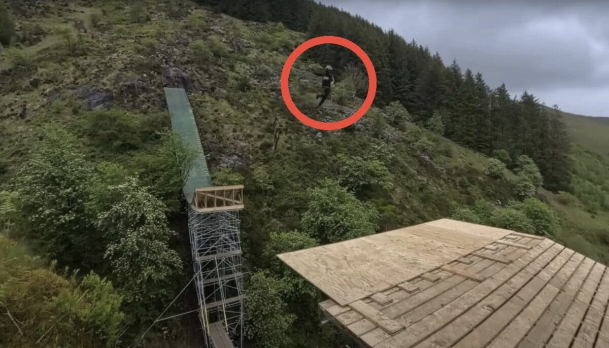 Red Bull removes canyon gap jump.