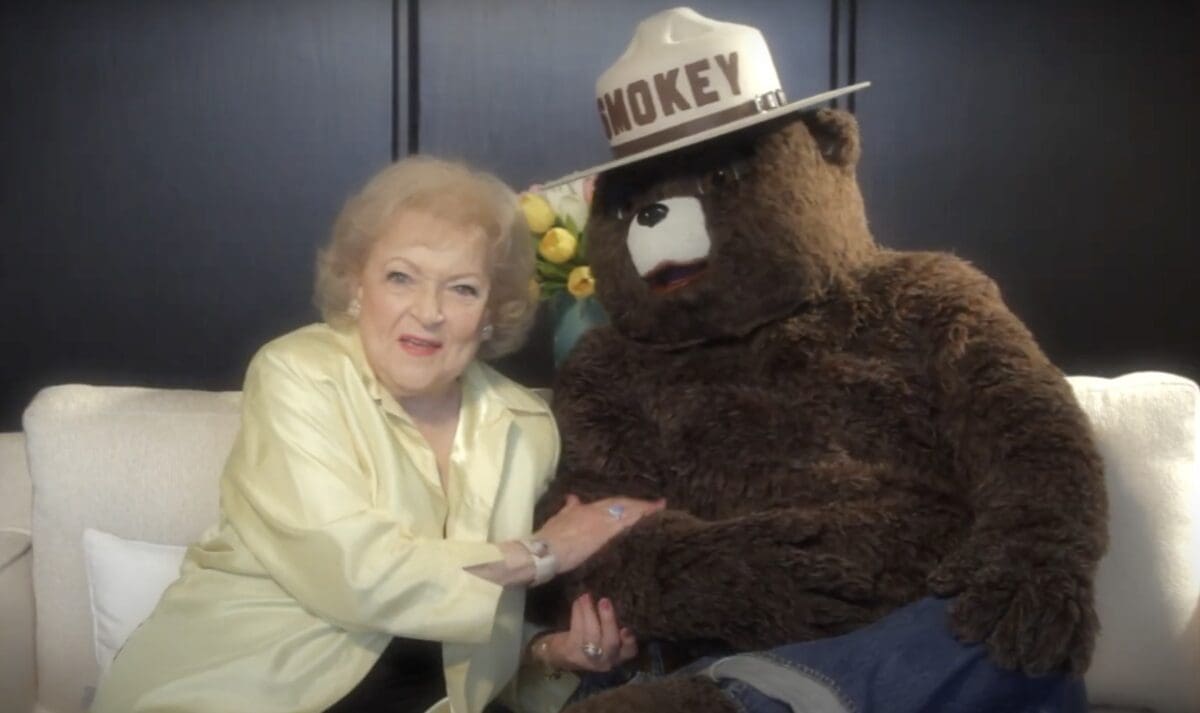 Betty White wildfire prevention PSA