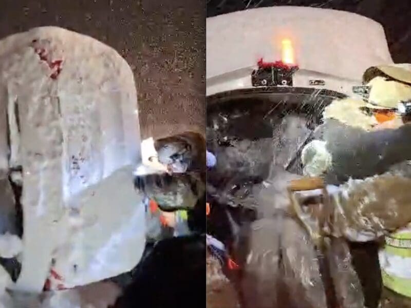 Avalanche rescue Valle Nevado, Chile