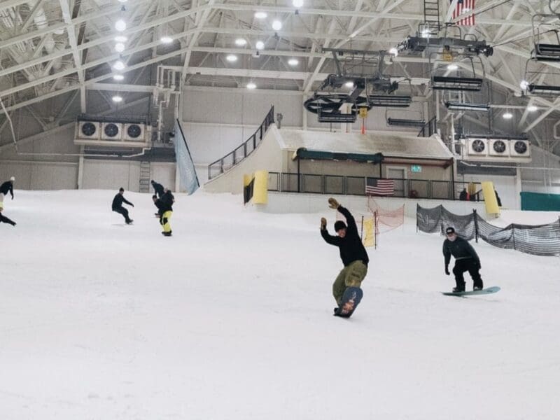 Riding at Big SNOW American Dream in New Jersey.
