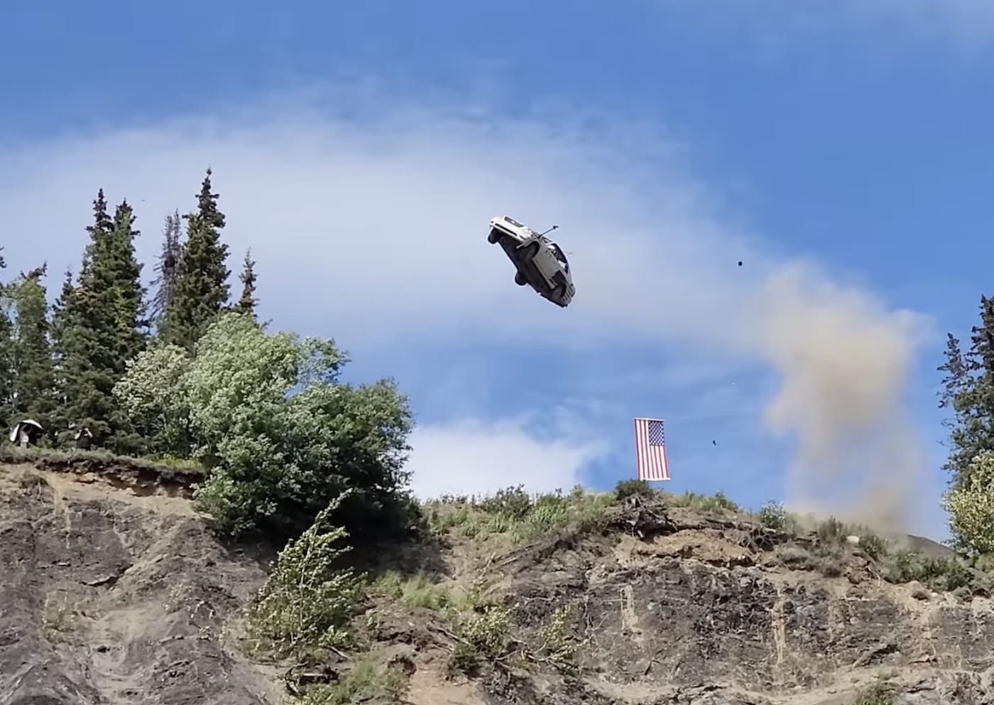 Town Celebrates The Fourth of July By Launching Cars Off Cliff