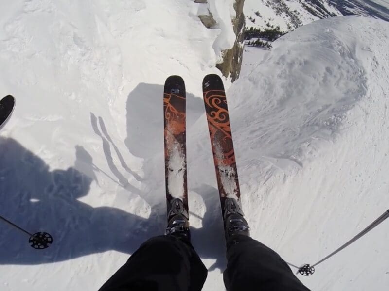 A brutal yard sale in Corbet's Couloir at Jackson Hole
