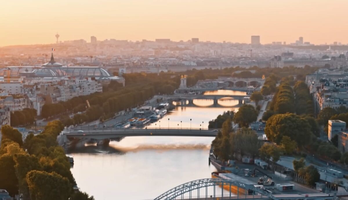 The Seine in Paris.