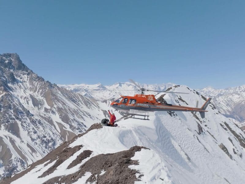 Stellar Chile helicopter skiing.
