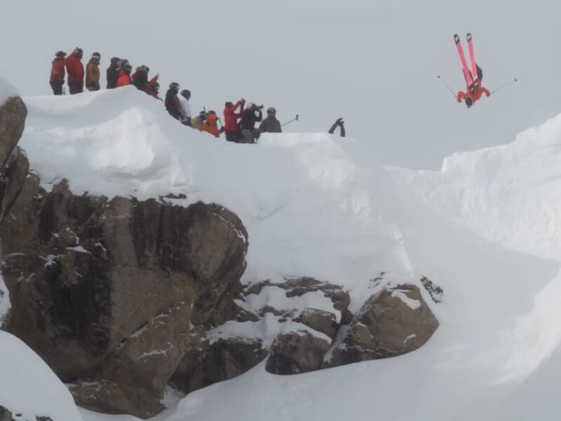Veronica Paulsen's mind boggling flip into Corbet's Couloir in 2020.