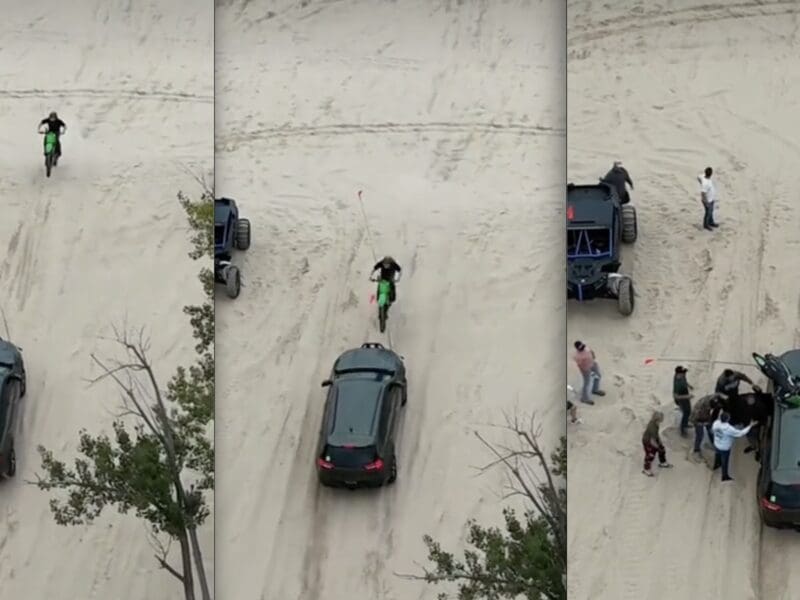 Dirt bike accident in Michigan.