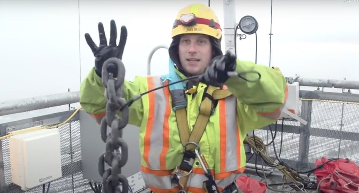 Cable collar use on Port Mann Bridge.