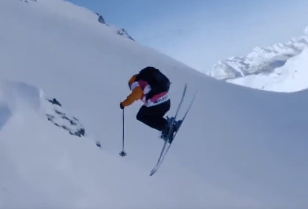Blake Marshall's gnarly send at the 2024 Verbier Pro.