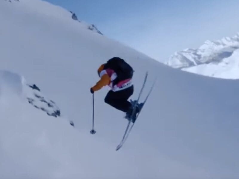 Blake Marshall's gnarly send at the 2024 Verbier Pro.