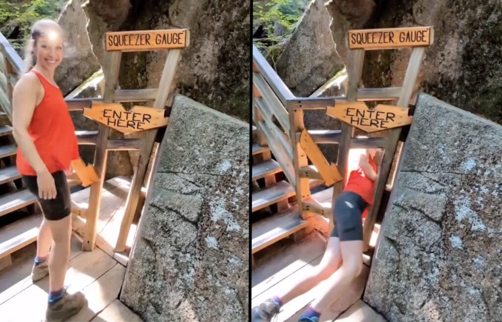 The Squeezer Gauge at the Lemon Squeezer Cave