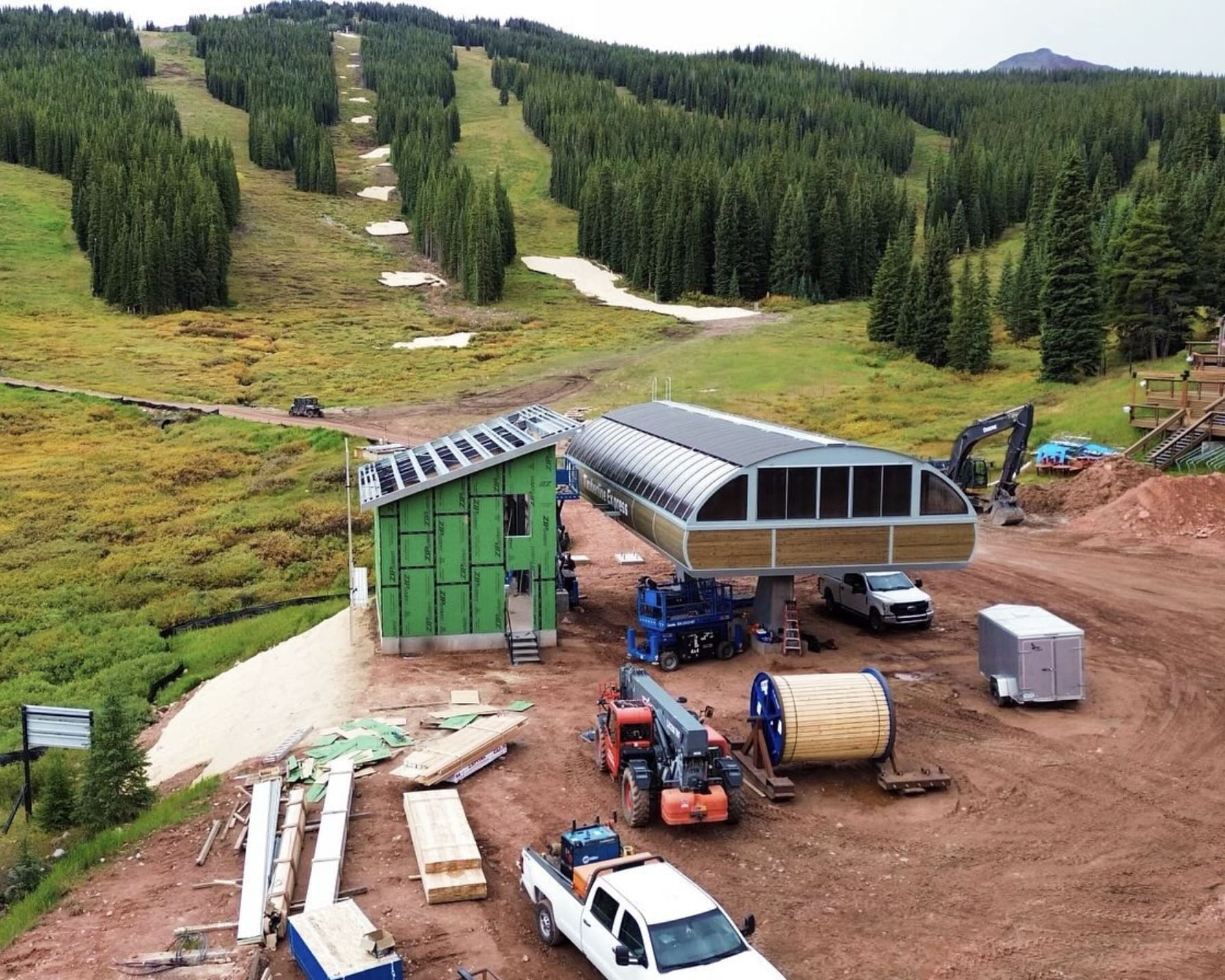 Copper Mountain New Six-Pack Chairlift Construction Update - Unofficial ...