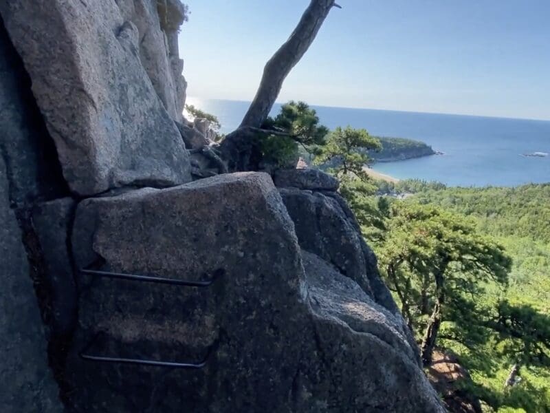 Acadia National Park's Beehive Trail.