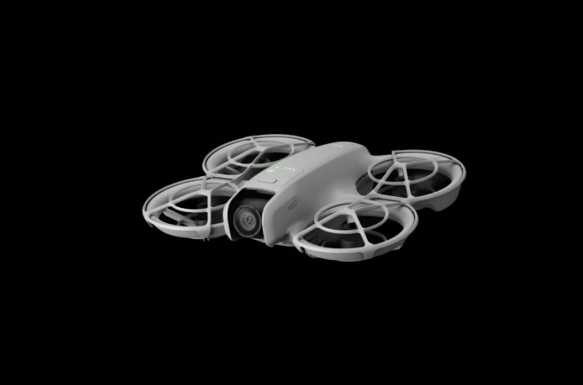 The new DJI Neo drone.