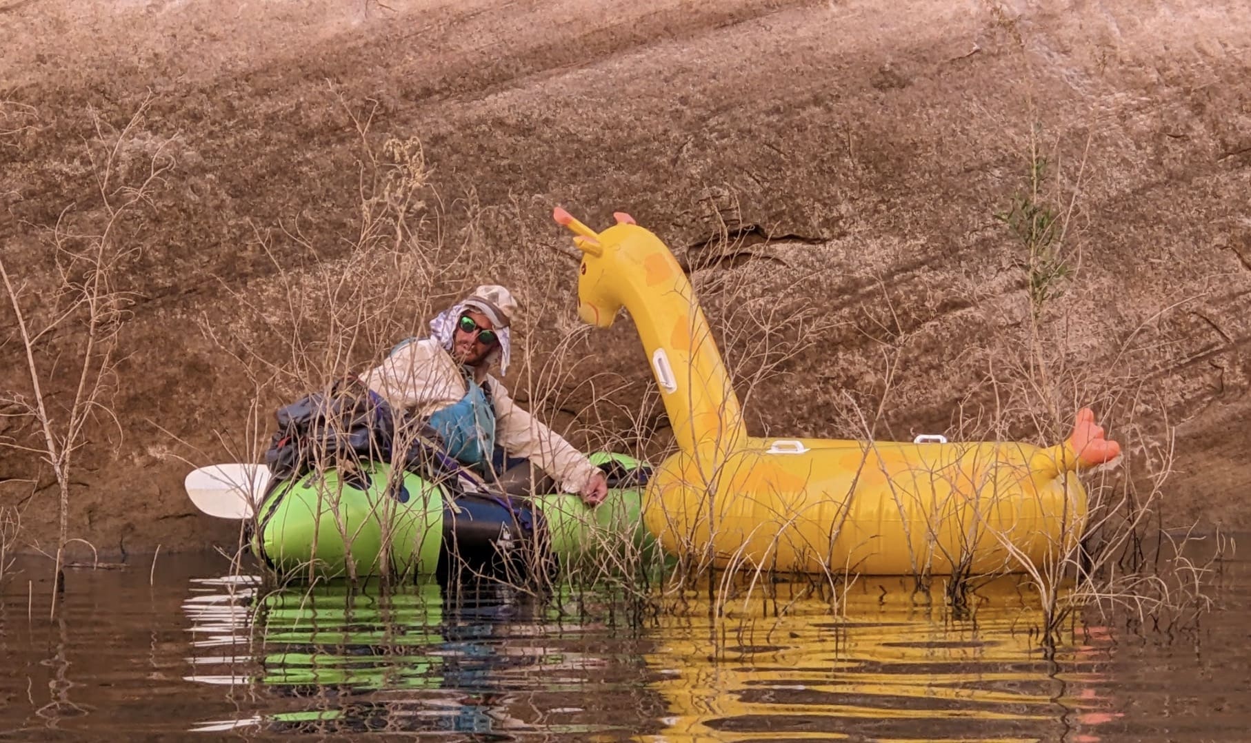Lost Inflatable Rescue Party Retrieves