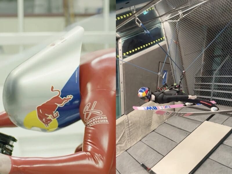 Red Bull athletes train to break world records.