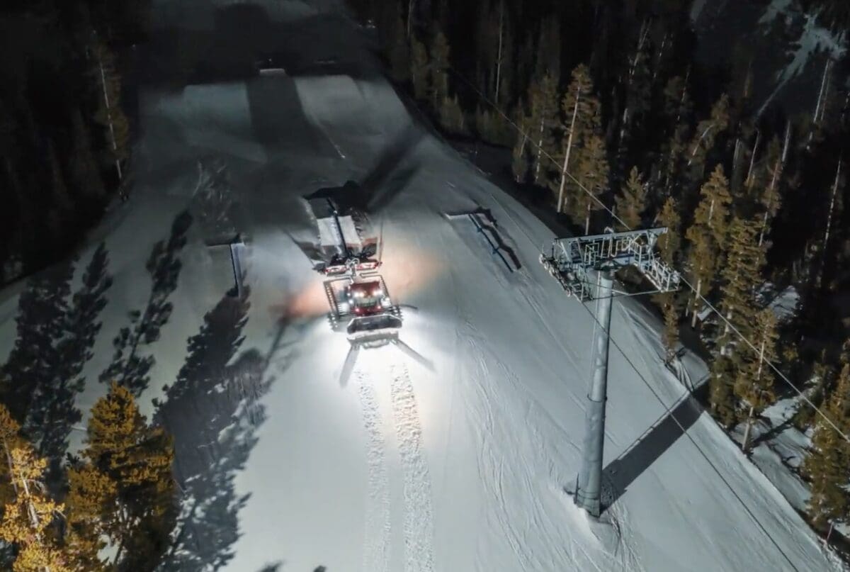 Terrain park at Big Sky Resort.
