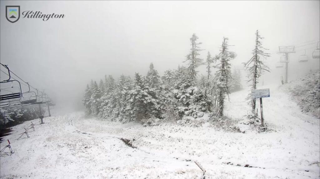 Killington's North Ridge Cam at 10:25am local time.
