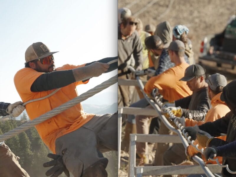 Haul rope splicing @ Sun Valley