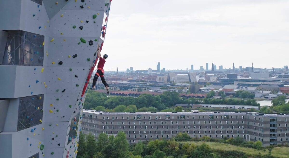 Climbing at CopenHill