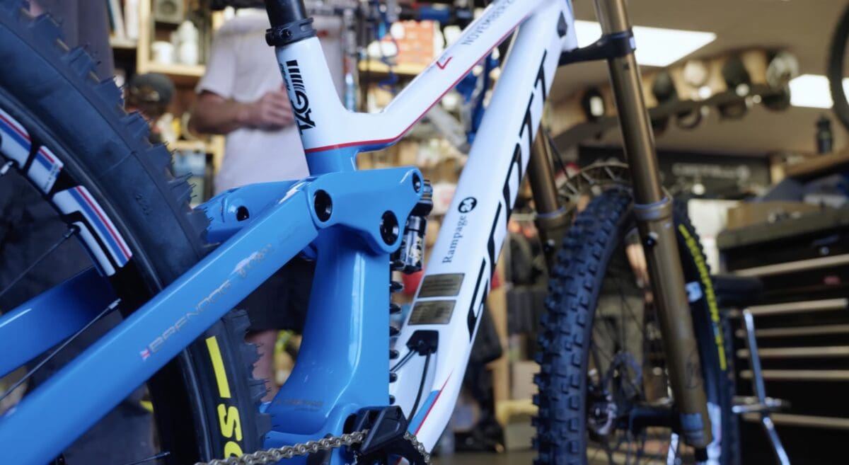 Custom mountain bike.