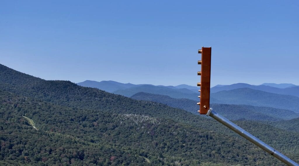 New snow guns at Killington Resort.
