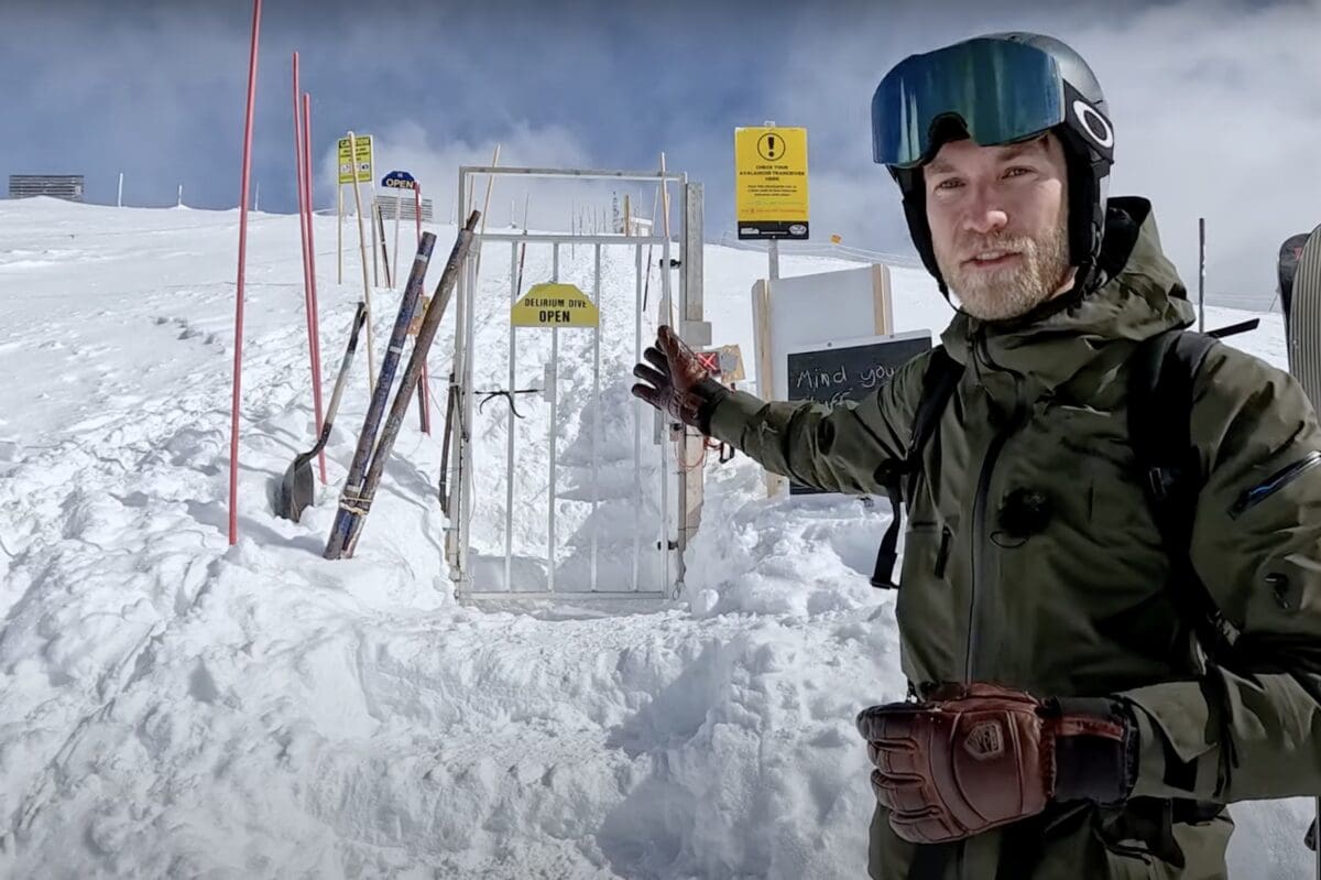 Skiing Delirium Dive @ Sunshine Village