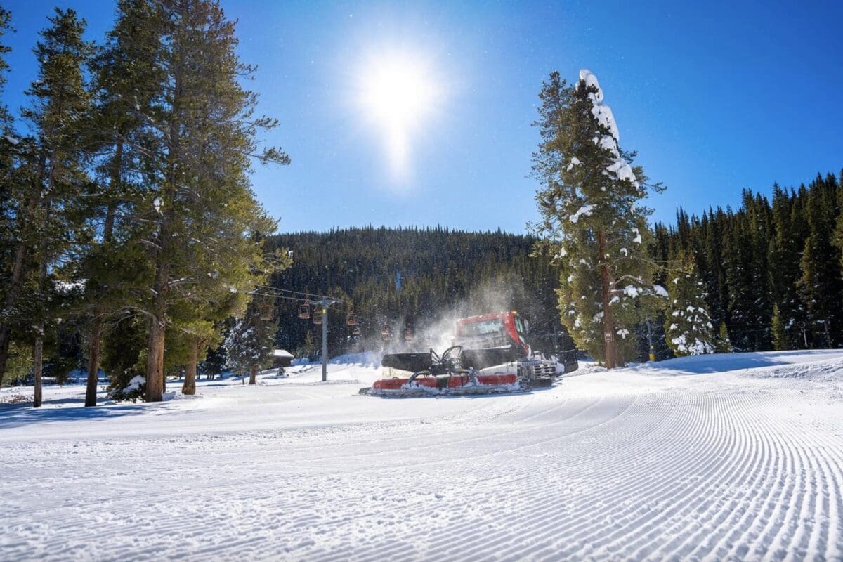 Grooming at Copper Mountain.