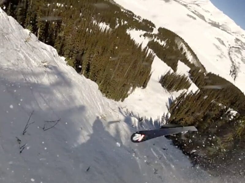 Falling on North America's steepest man-made ski run.