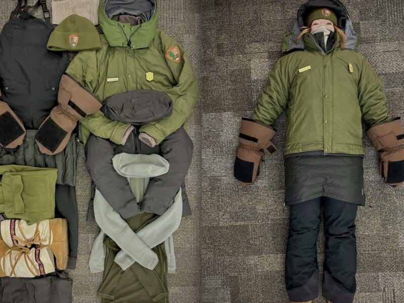 National Park ranger cold weather PSA