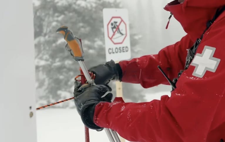Skier triggers avalanche in closed area @ Steamboat Ski Resort