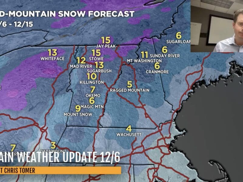 Chris Tomer snowfall forecast for the Northeast.