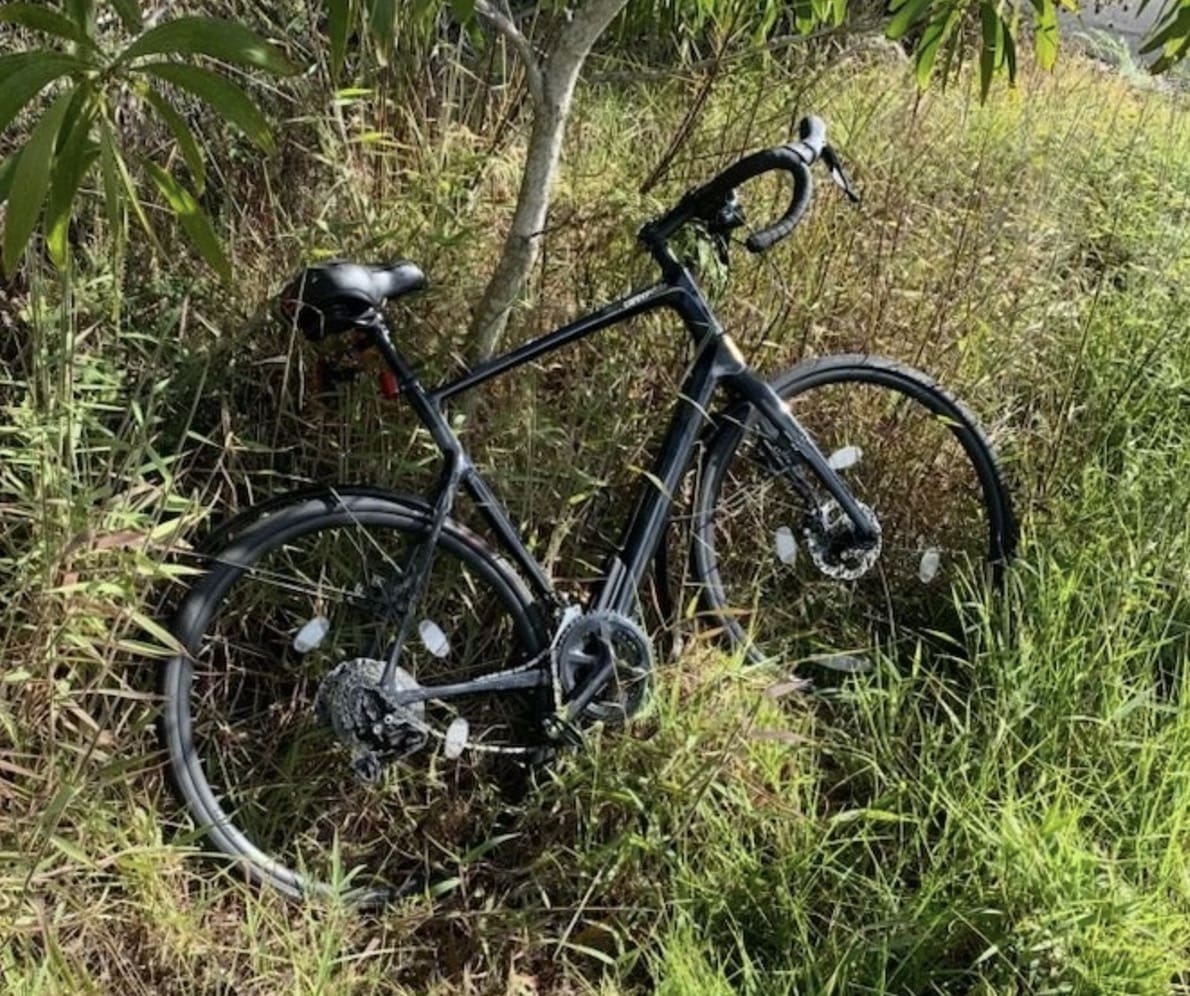 The victim's bicycle.