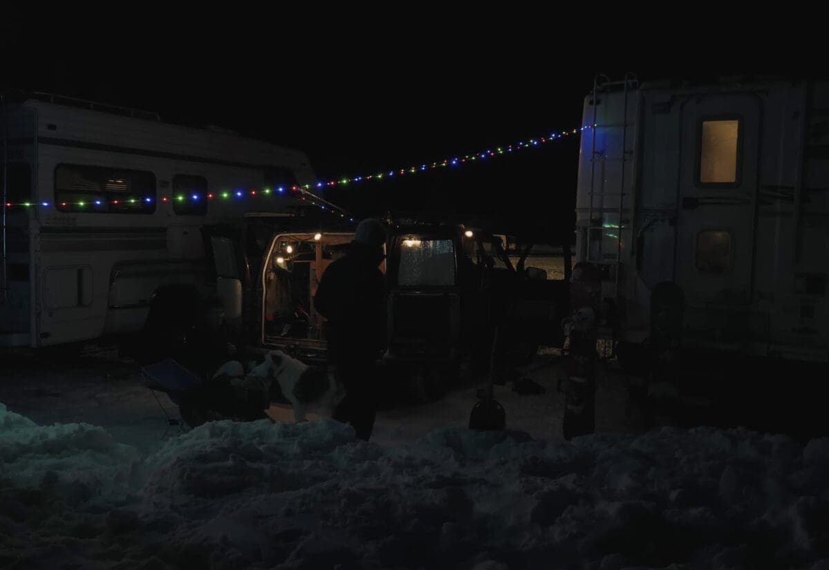 Living at a ski resort.