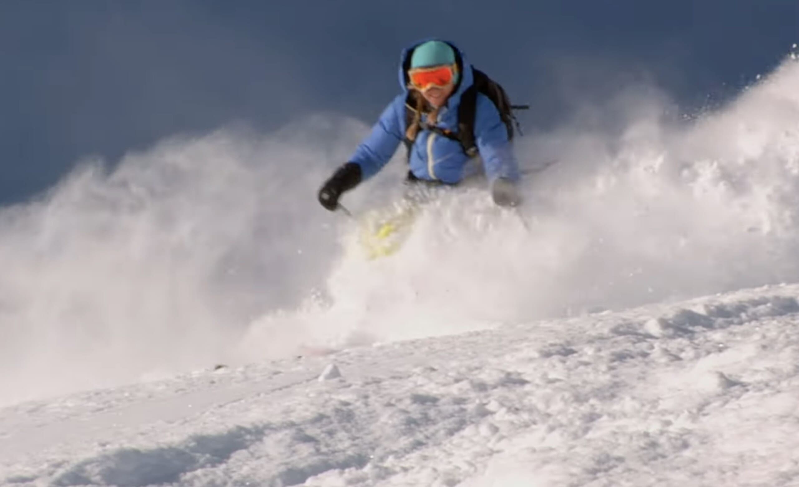 Skiing at Ski Copper.