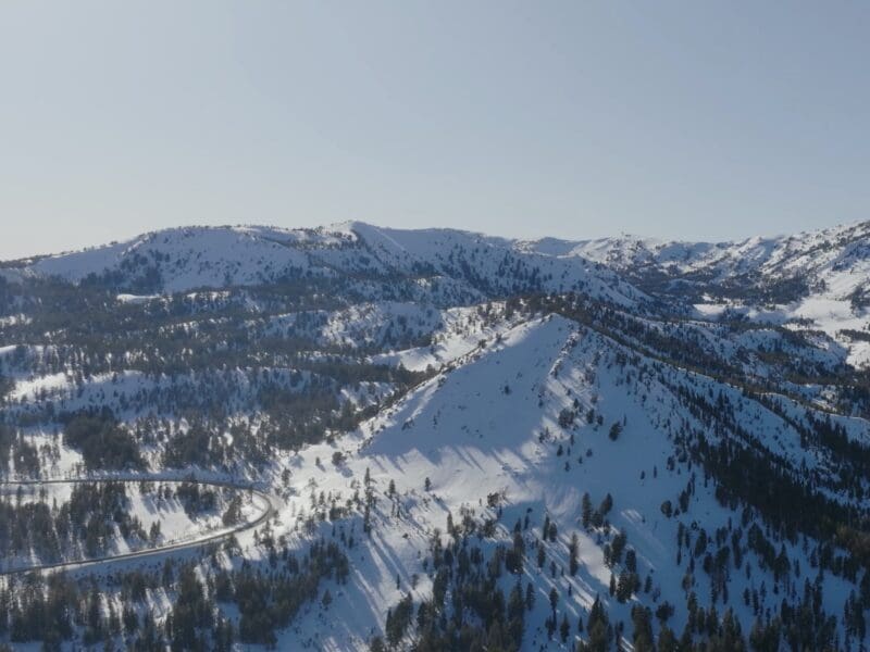 Terrain around the Mount Rose Highway.