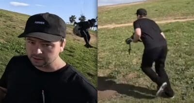 Unidentified drone pilot who hit a paraglider