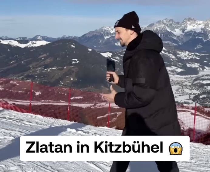 Zlatan Ibrahimović @ 85th Hahnenkamm Races