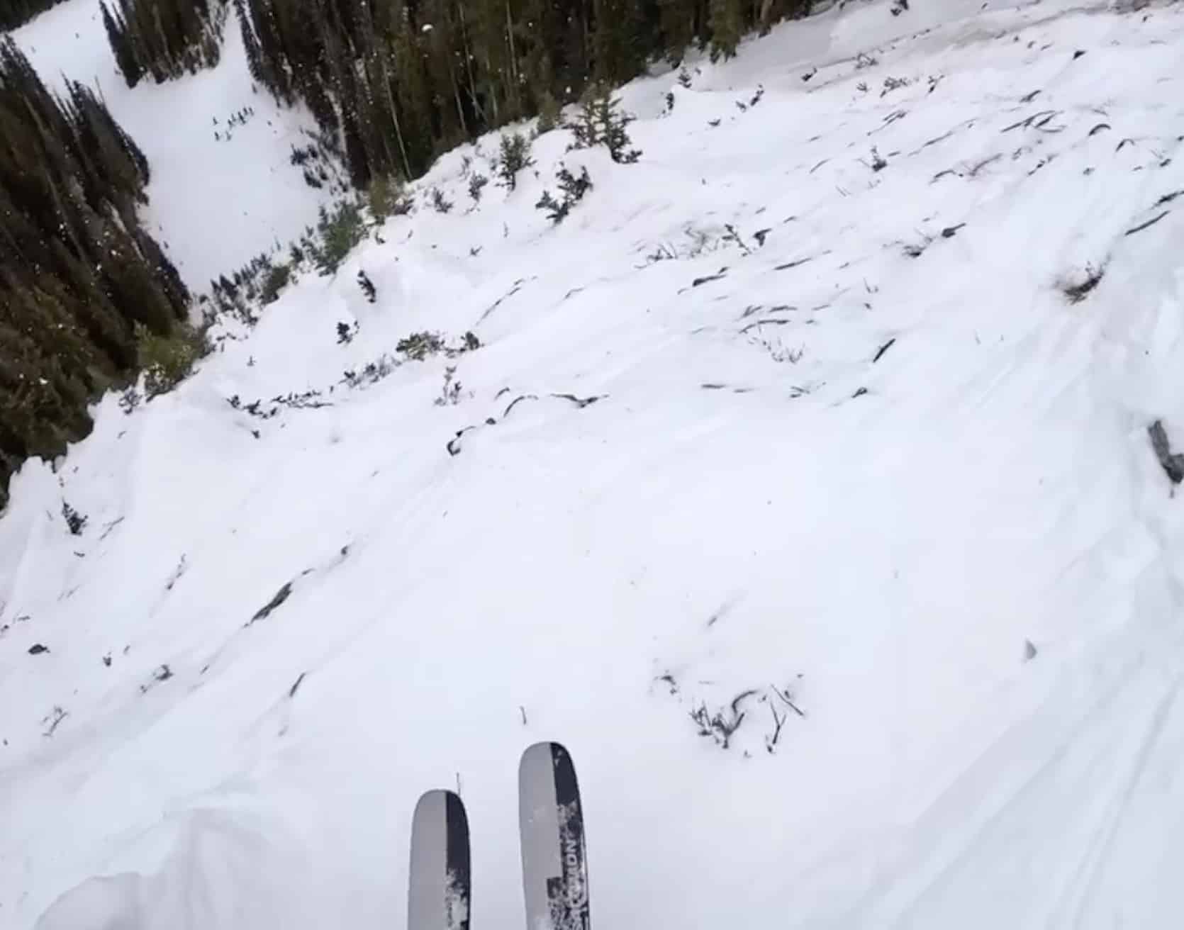 This Is How A Professional Skier Takes On North America's Steepest Ski Trail