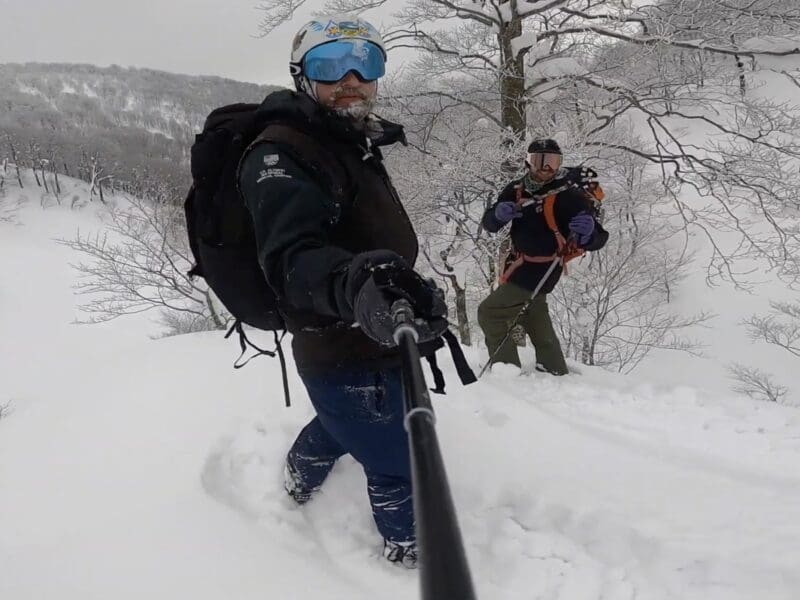 John LaConte skis Ani Ski Resort.