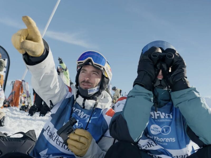 Maxime Chabloz scopes out a new line.