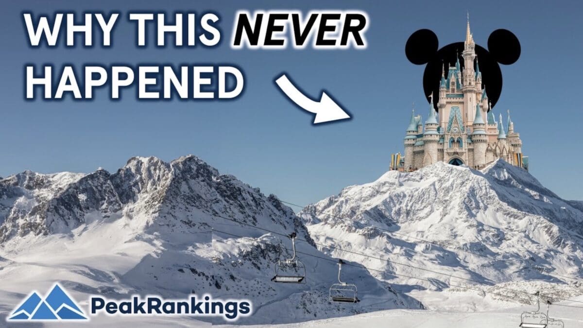 Disney's ski resort that never happened.