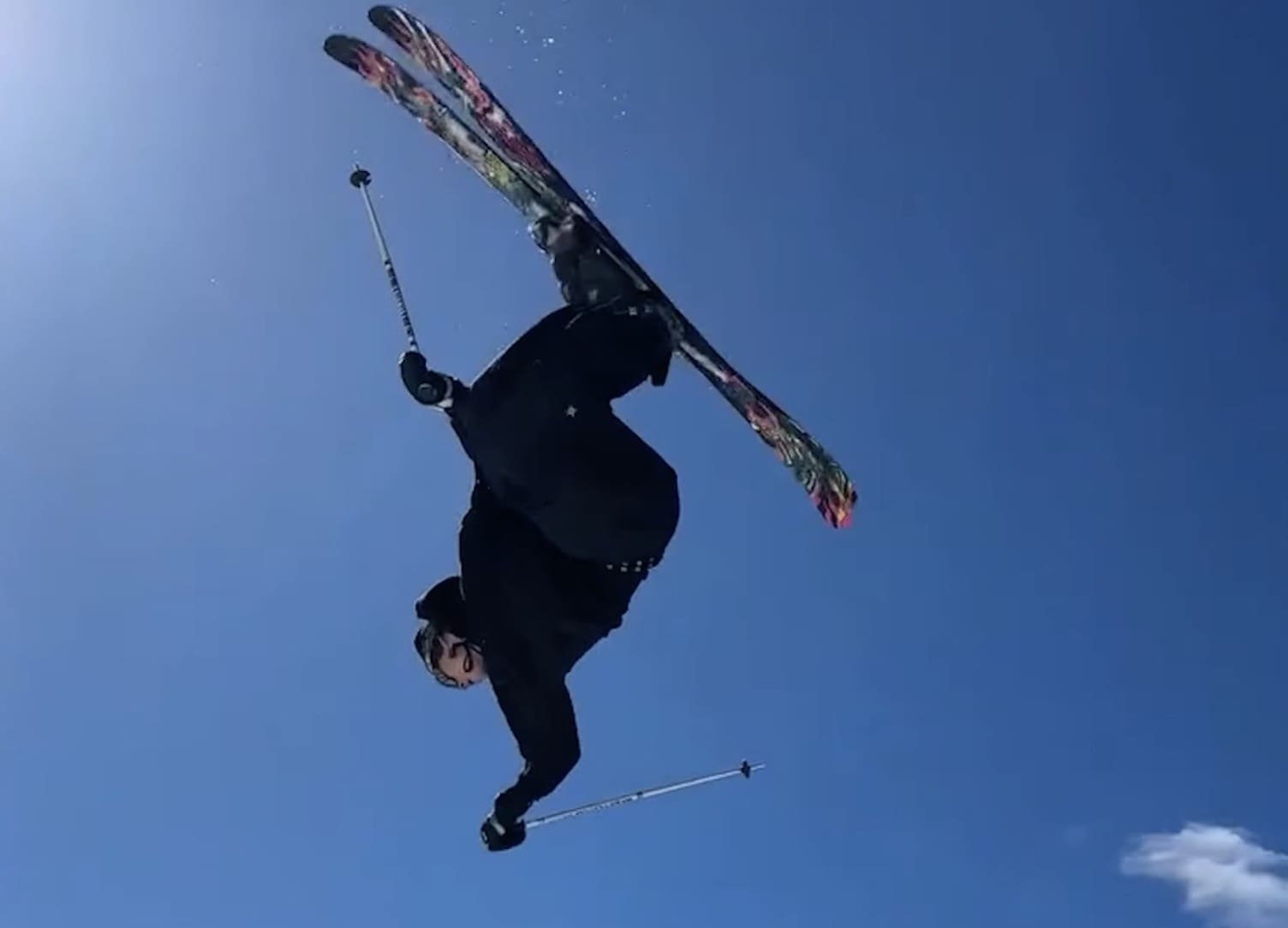 Aidan Mulvihill doing a pretzel.