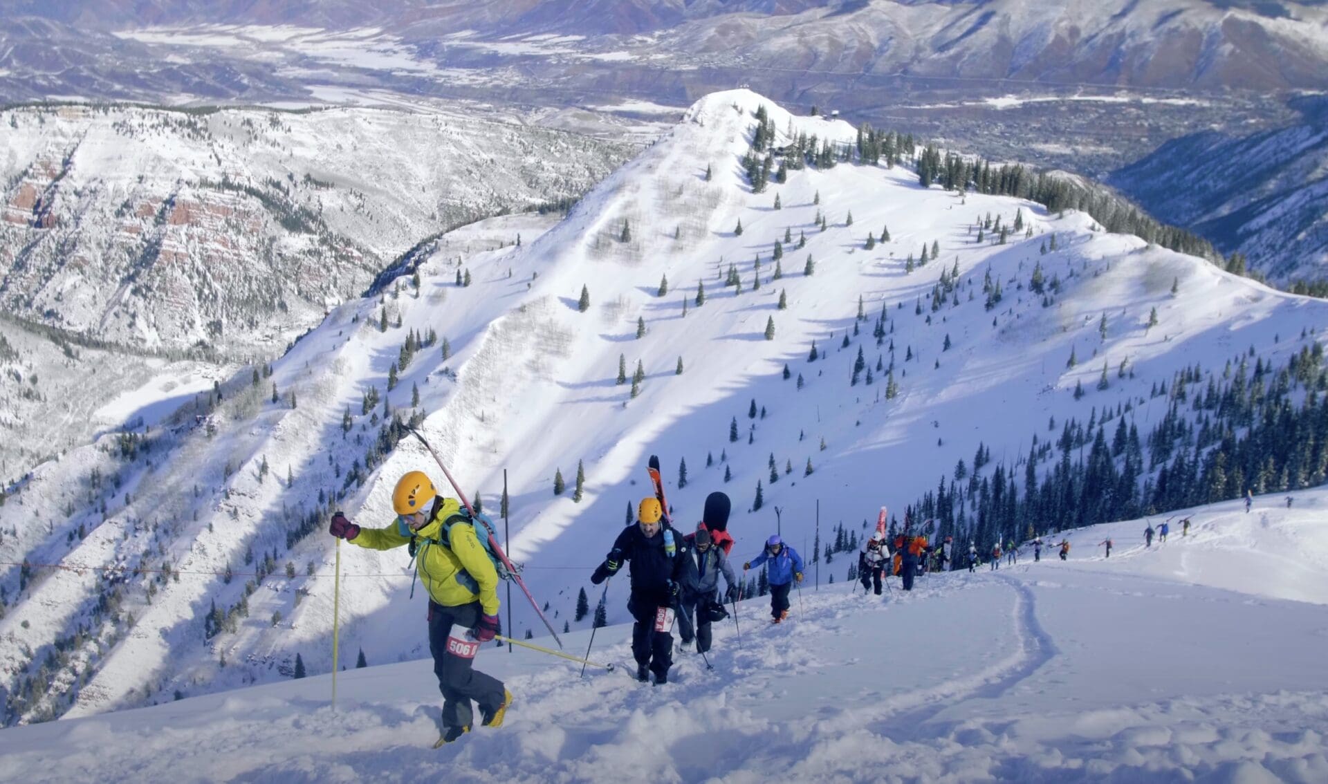 Mountaineering Racing This Ski Mountaineering Race In Aspen Snowmass Spans 25-Miles & 11,000 ...