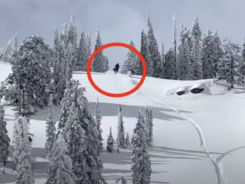 Utah snowmobiler triggers avalanche in Boss Canyon.