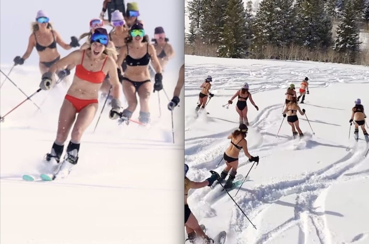 Chelsea Handler bikini skis with friends for her 50th