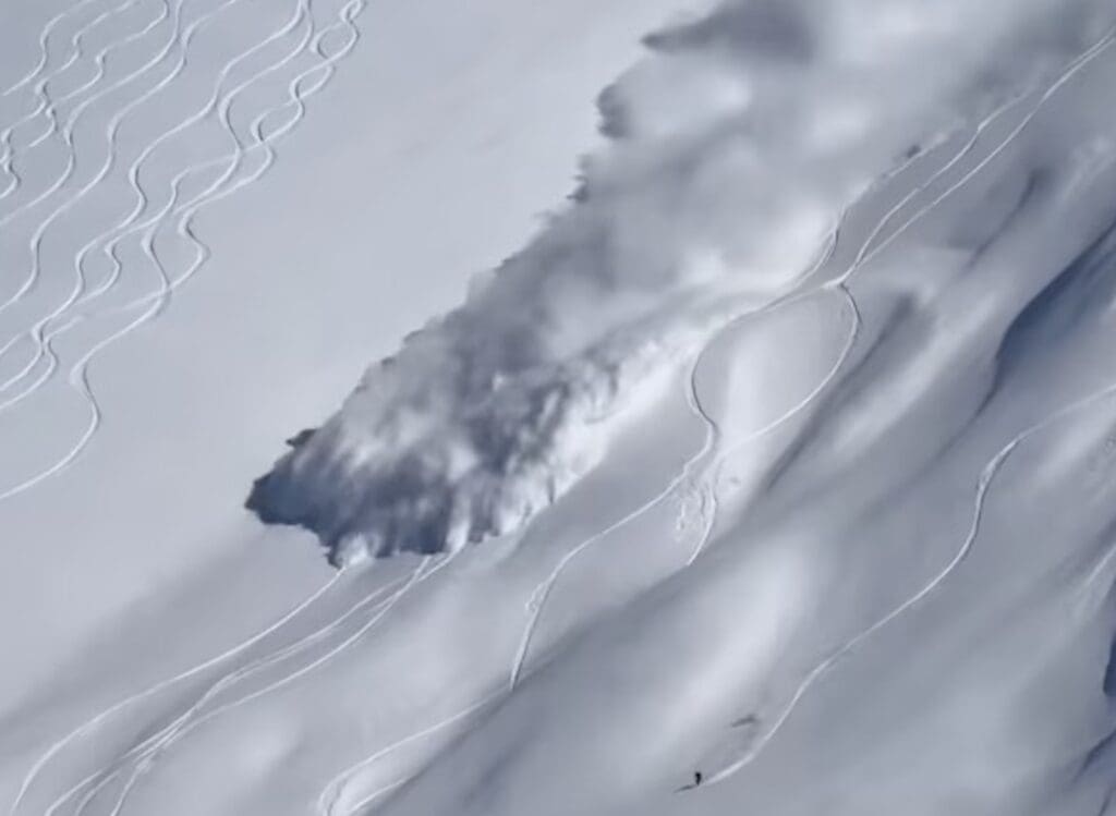 Avalanche in Georgia.