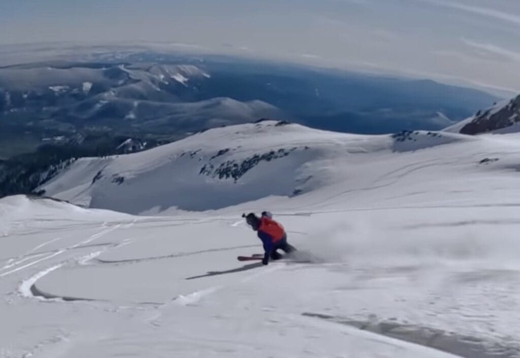 Powder skiing at Mt. Hood Meadows.