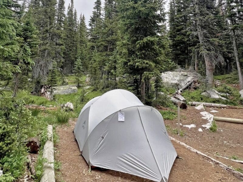 Wilderness camping in RMNP.